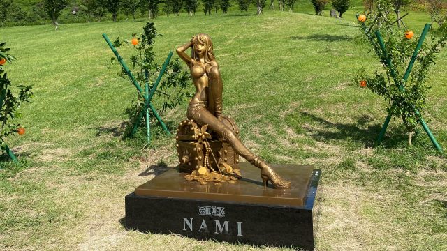 麦わらの一味ヒノ国復興編 萌の里 西原村 ナミ 像が登場 あゆ姫食い倒れ放浪記