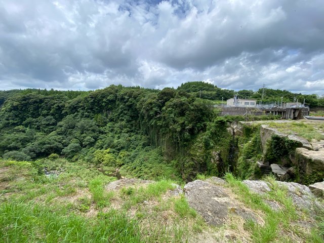雄川の滝上流展望所