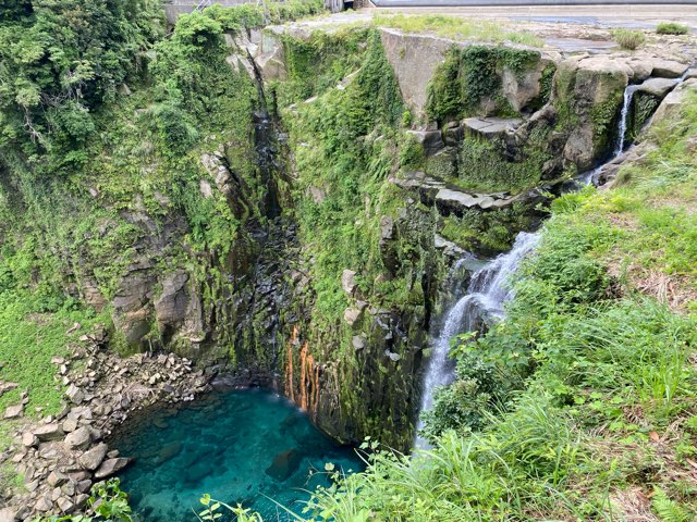 雄川の滝上流展望所