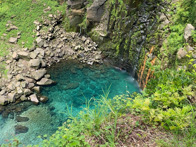 雄川の滝上流展望所