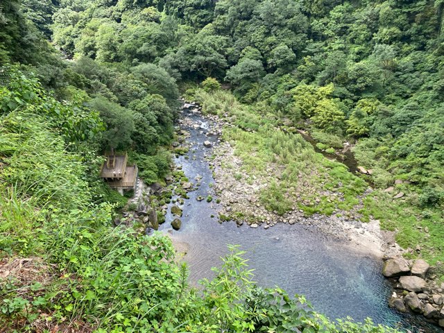 雄川の滝上流展望所