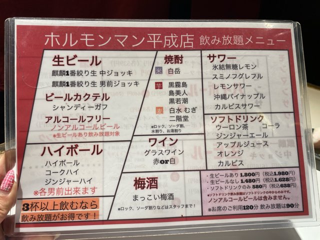 大衆焼肉ホルモンマン平成店