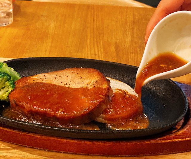 食堂・鉄板小皿縁