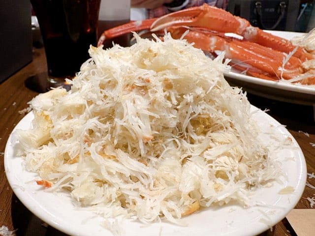リトルガーデンのカニ食べ放題&オーダーバイキング