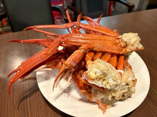 リトルガーデンのカニ食べ放題&オーダーバイキング