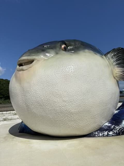 天草市倉岳町とらふぐモニュメント