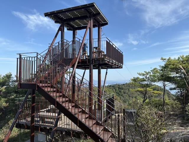 天空ジップライン白嶽白嶽山頂