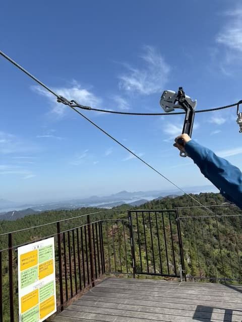 天空ジップライン白嶽