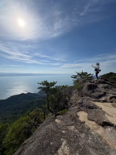 天空ジップライン白嶽白嶽山頂