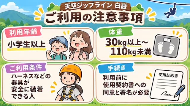 天空ジップライン白嶽