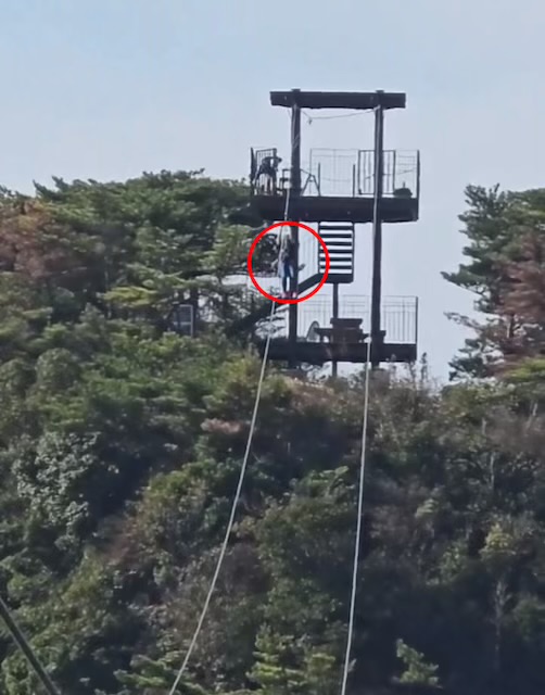 天空ジップライン白嶽