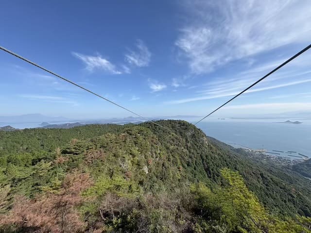 天空ジップライン白嶽